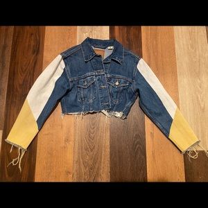 *EXTREMELY RARE* Levi’s Color Block Cropped Jacket